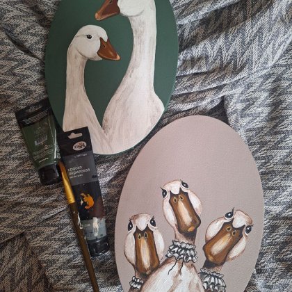 Картина Гуси/утки