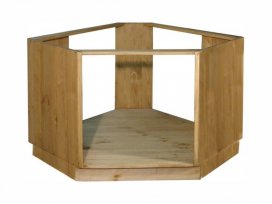 Шкаф-стол угловой под плиту ПЛ 39