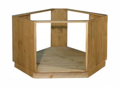 Шкаф-стол угловой под плиту ПЛ 39