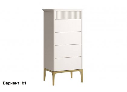 Комод узкий 5 ящиков Primo Pr063AT-gold