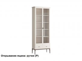 Шкаф книжный 2 ящика Primo Pr082B