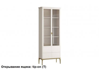 Шкаф книжный 4 ящика Primo Pr082C-gold