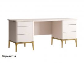 Стол письменный с тумбами Primo Pr083AT-gold