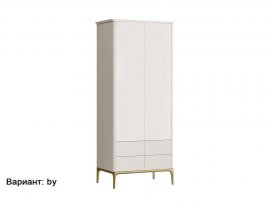 Шкаф 2 двери Primo Pr099B2T-gold (вариант наполнения 2)