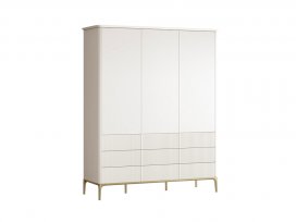 Шкаф 3 двери Primo Pr060C1T-gold