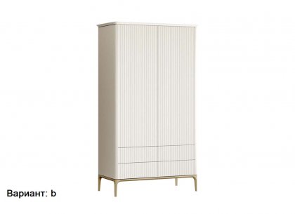 Шкаф 2 двери Primo Pr019B1T-gold