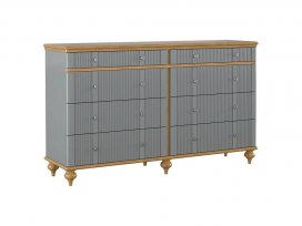 Комод Рандеву-08 (серый 7042 + антик 24)