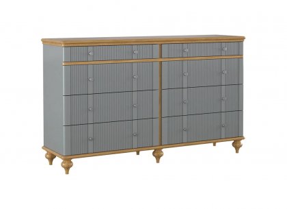 Комод Рандеву-08 (серый 7042 + антик 24)