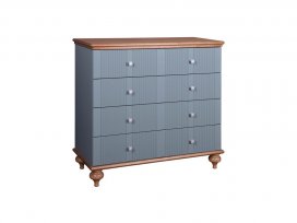 Комод Рандеву-04 (серый 7042 + антик 24)