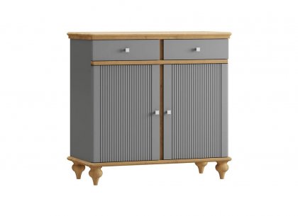 Комод Рандеву-22 (серый 7042 + антик 24)
