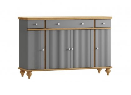 Комод Рандеву-223 (серый 7042 + антик 24)