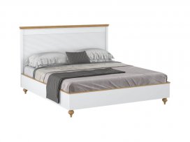 Кровать Рандеву-180 (белый лак + антик 24)