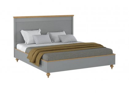 Кровать Рандеву-180 (серый 7042 + антик 24)