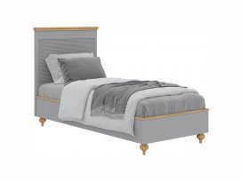 Кровать Рандеву-90 (серый 7042 + антик 24)