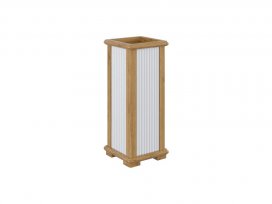 Подставка для зонтов Рандеву (белый лак + антик 24)