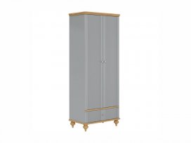 Шкаф для одежды Рандеву-21 (серый 7042 + антик 24)