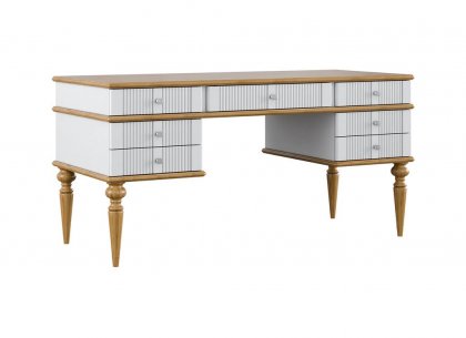 Стол письменный Рандеву-07 (белый лак + антик 24)