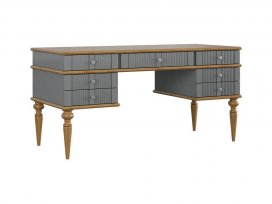 Стол письменный Рандеву-07 (серый 7042 + антик 24)