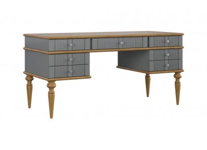 Стол письменный Рандеву-07 (серый 7042 + антик 24)