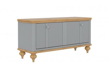 Тумба под обувь Рандеву-10 (серый 7042 + антик 24)