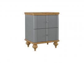 Тумба прикроватная Рандеву-02 (серый 7042 + антик 24)