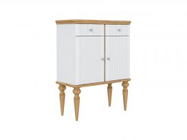 Тумба Рандеву-22 (белый лак + антик 24)