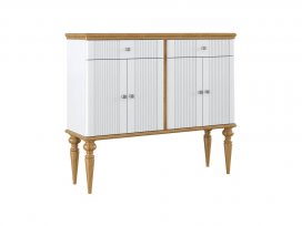 Тумба Рандеву-42 (белый лак + антик 24)