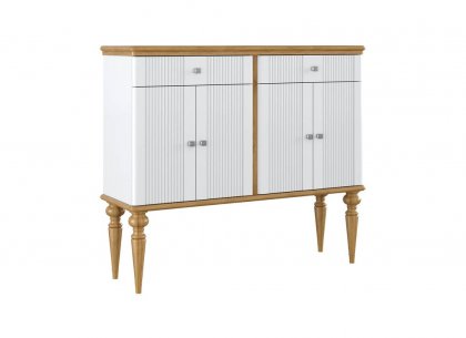 Тумба Рандеву-42 (белый лак + антик 24)