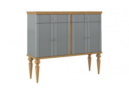 Тумба Рандеву-42 (серый 7042 + антик 24)