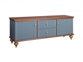 Тумба ТВ Рандеву-22 (серый 7042 + антик 24)