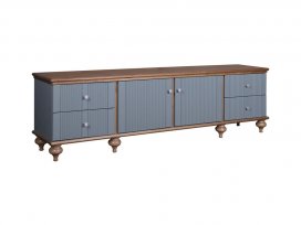 Тумба ТВ Рандеву-24 (серый 7042 + антик 24)