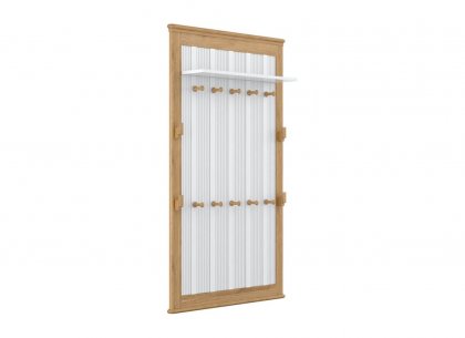 Вешалка навесная Рандеву-160 (белый лак + антик 24) 