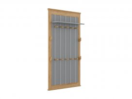 Вешалка навесная Рандеву-160 (серый 7042 + антик 24) 