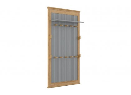 Вешалка навесная Рандеву-160 (серый 7042 + антик 24) 