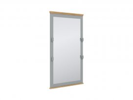 Зеркало Рандеву-160*97 (серый 7042 + антик 24) 