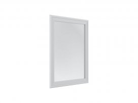 Зеркало навесное в раме Рандеву (белый лак)