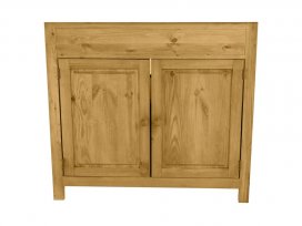 Шкаф-стол под мойку CH-BSDB 90 Шампань