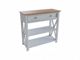 Консоль Сканди/Форест 42001 (белый воск/антик)