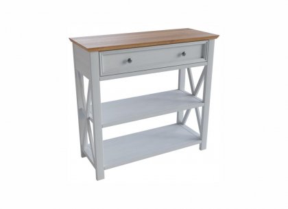 Консоль Сканди/Форест 42001 (белый воск/антик)