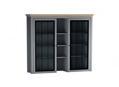 Надстройка буфета Сканди 2223СТЧ (серый 7046/антик)