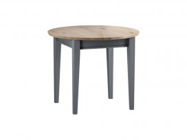 Стол обеденный раскладной Сканди/Форест D90/125 (серый 7064/антик)