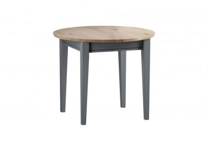 Стол обеденный раскладной Сканди/Форест D90/125 (серый 7064/антик)