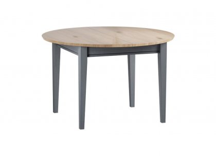 Стол обеденный раскладной Сканди/Форест D110/145 (серый 7046/антик)