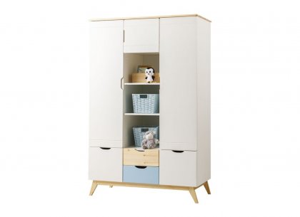 Шкаф 3-створчатый №2 Тимберика Кидс