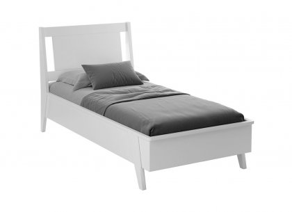 Кровать Винтаж 90х200 (белый лак) 30090