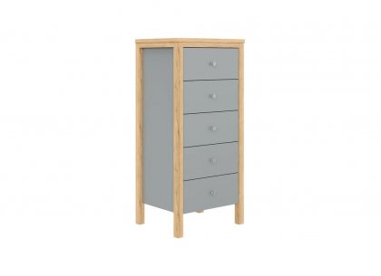 Комод Вояж-05 (серый 7042 + антик 24)