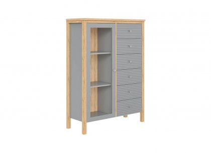 Тумба Вояж-16-Р/Я (серый 7042 + антик 24)