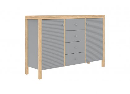 Тумба Вояж-24-Р/Д (серый 7042 + антик 24)