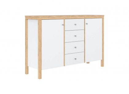 Тумба Вояж-24-Р/Я (белый лак + антик 24)