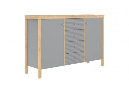 Тумба Вояж-24-Р/Я (серый 7042 + антик 24)